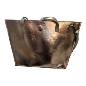 Pixie Mood Shiny Rose Gold Tote